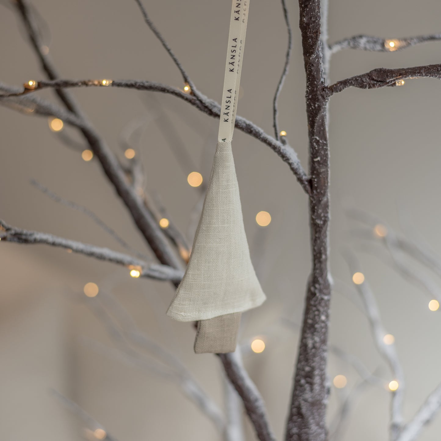 Linen Christmas Tree Decorations