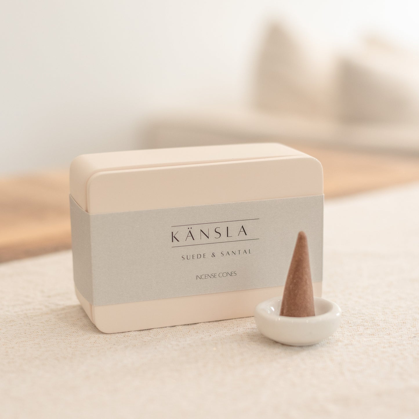 Suede & Santal Incense Cones